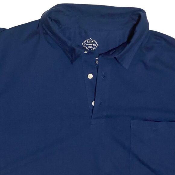 St. John’s Bay Super Soft Jersey Classic Fit Short Sleeve Pocket Polo Shirt - Picture 7 of 16